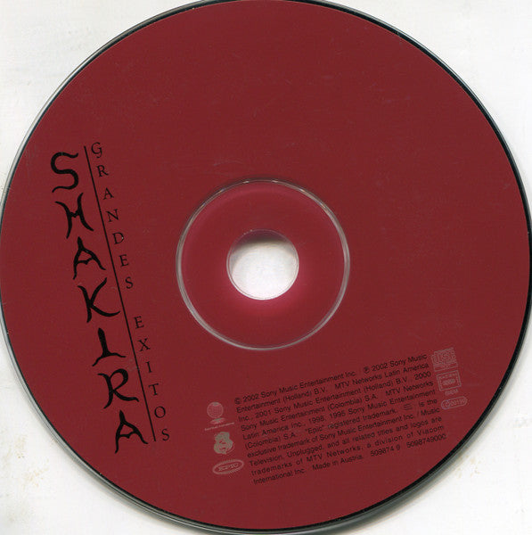 CD Shakira – Grandes Exitos - USADO